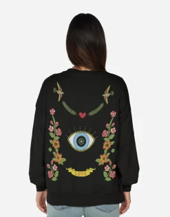 New Floral Eye Love Cardigan In | Jamilla By Women Sweaters & Knits