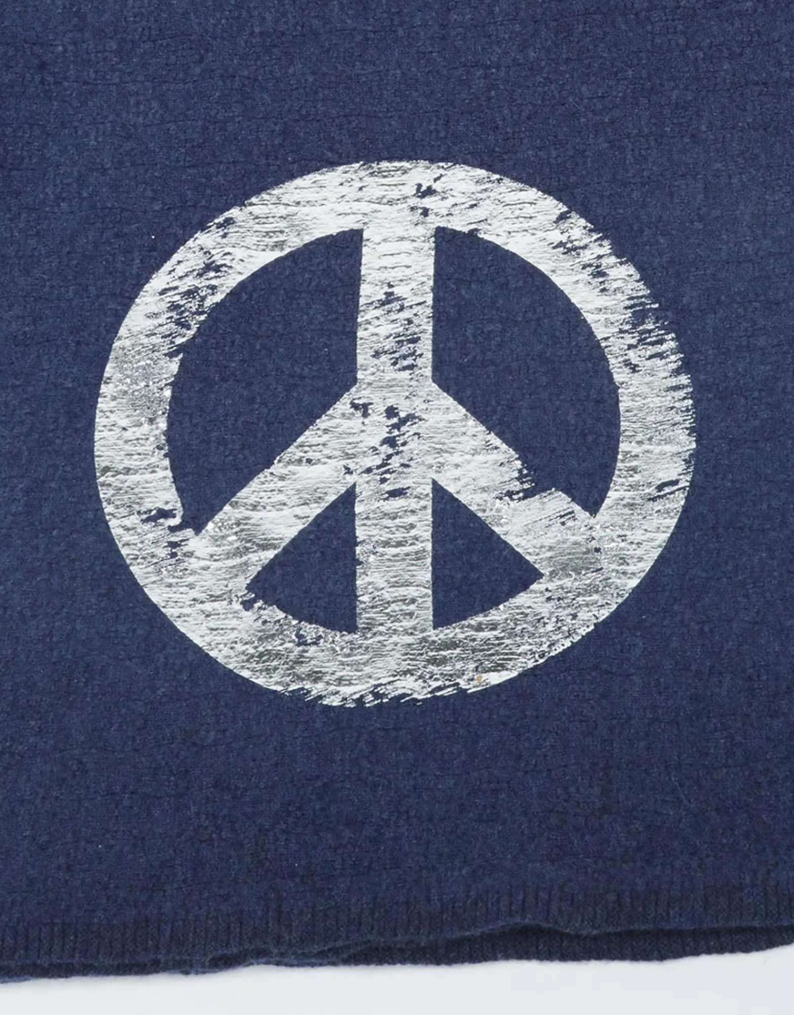 Clearance Foil Vintage Peace Cashmere Blanket Limited Edition W/ Custom Box Women Sweaters & Knits