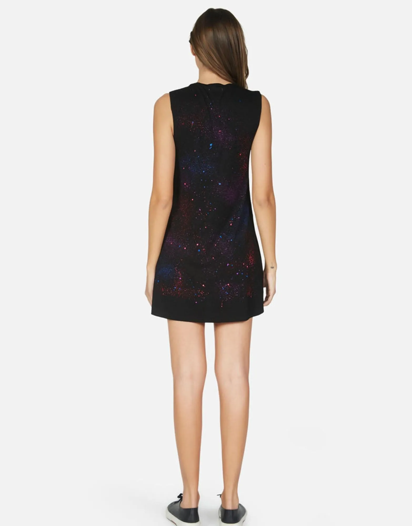 Outlet Galaxy Lip Sleeveless Mini Dress | Deanna By Women Dresses