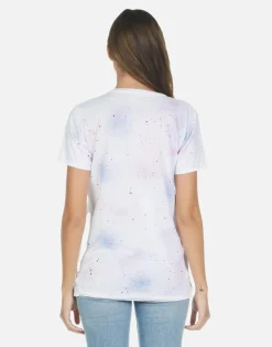 Cheap Galaxy Lip Splatter S/S Boyfriend Tee | Wolf By Women Short Sleeve