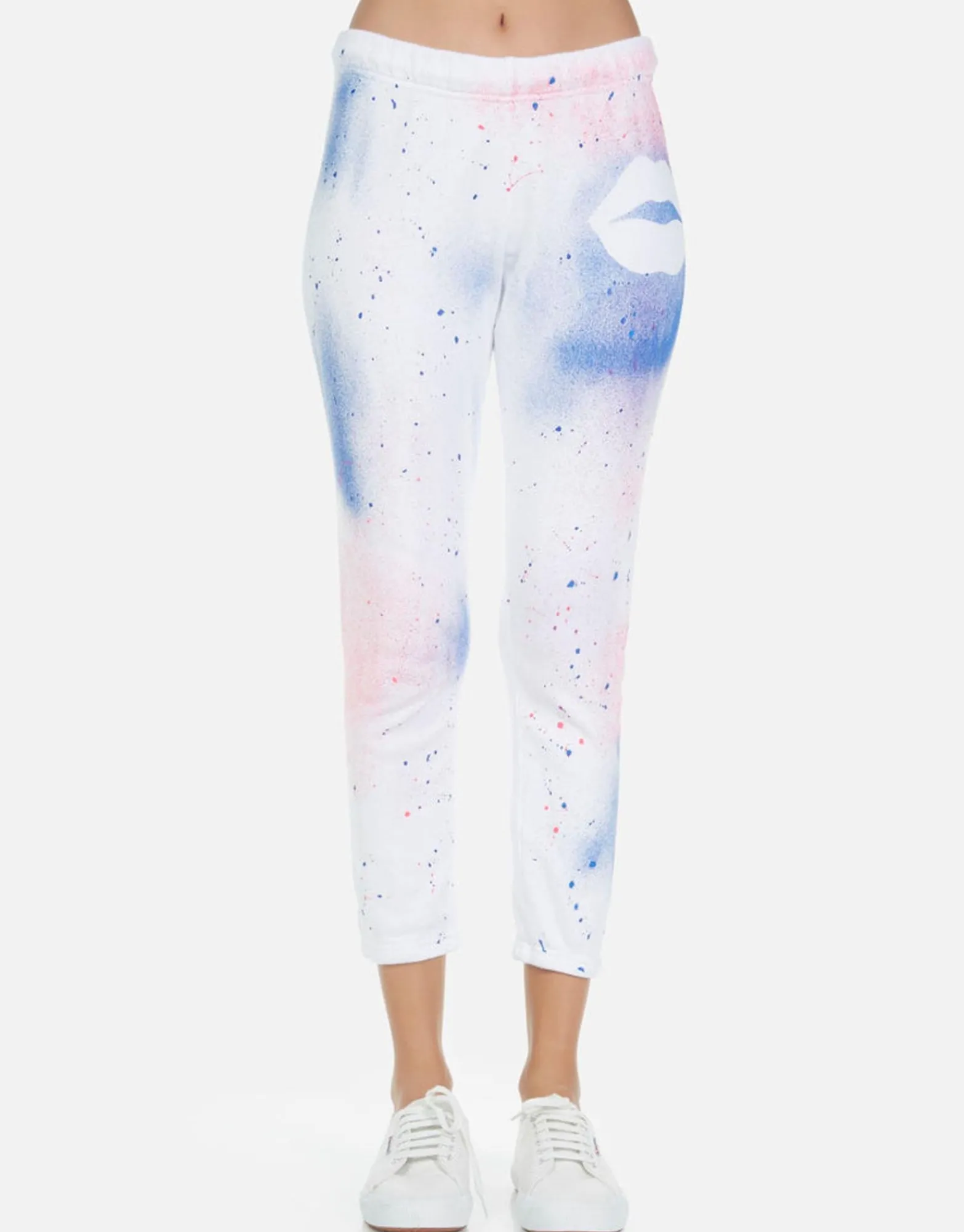 Clearance Galaxy Lip Women'S Crop Sweatpant | Alana By Women Crop Sweatpants