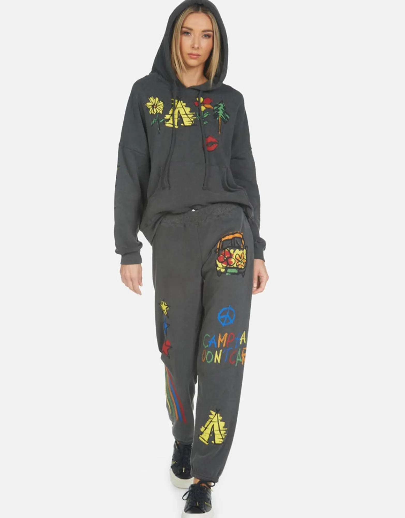 Cheap Gia Camp Hair Don'T Care Women Long Sweatpants