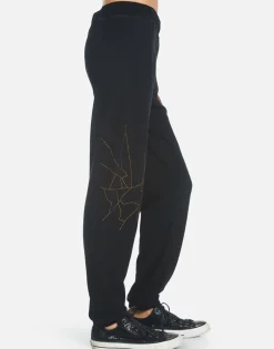 Fashion Gia Def Leppard Leopard Women Long Sweatpants