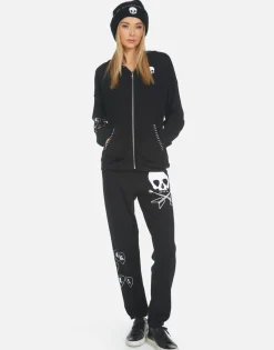 Flash Sale Gia Music Skull Women Long Sweatpants