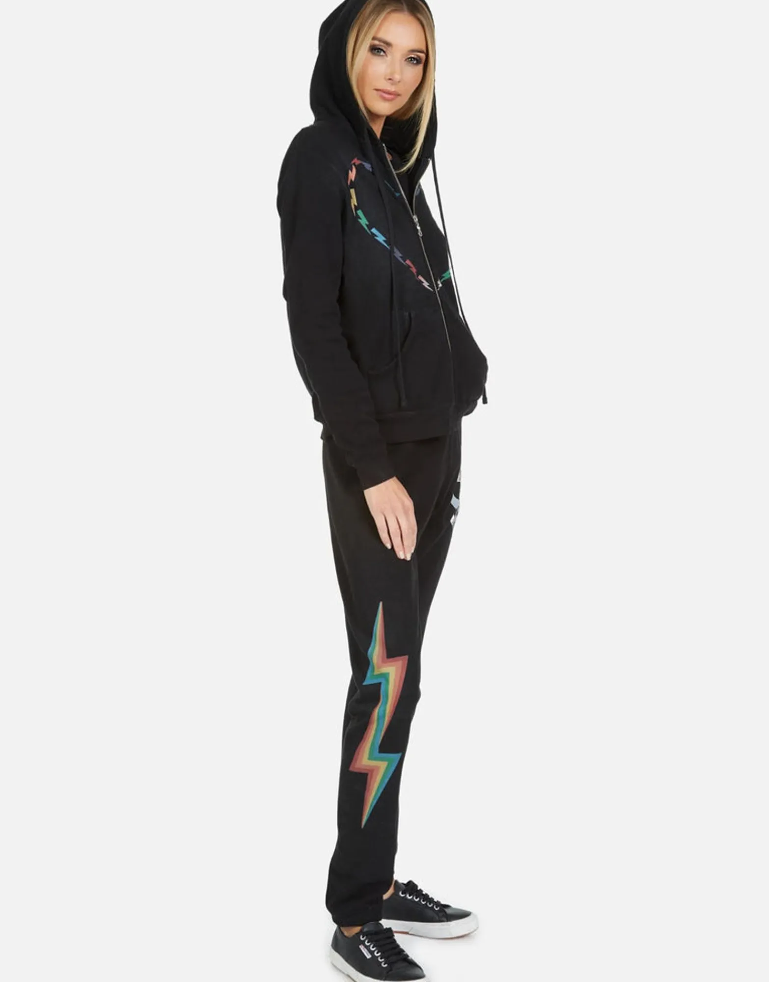 Fashion Gia Rainbow Skull Women Long Sweatpants