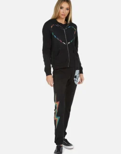 Fashion Gia Rainbow Skull Women Long Sweatpants