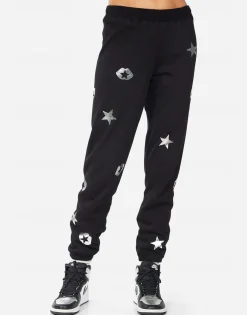 Flash Sale Gia Star Lip Elements Women Crop Sweatpants