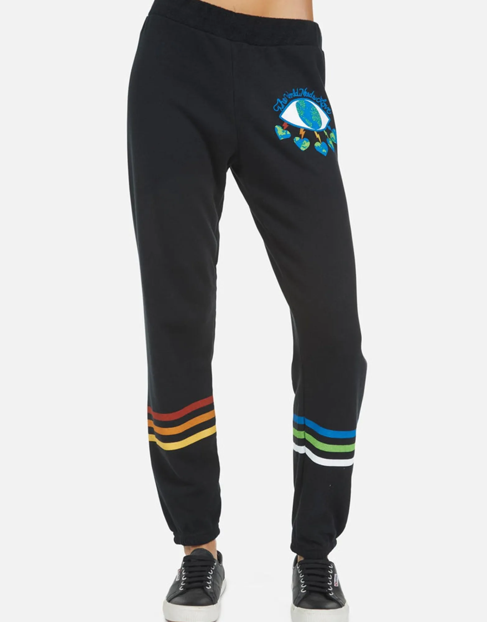 Fashion Gia World Eye Love Women Long Sweatpants