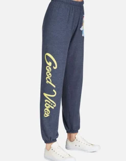 Store Good Vibes Happy Hamsa Long Sweatpant | Tanzy By Women Long Sweatpants