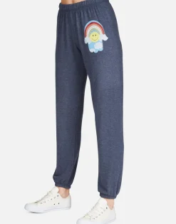 Store Good Vibes Happy Hamsa Long Sweatpant | Tanzy By Women Long Sweatpants