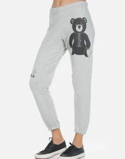 Cheap Guitar Bear Crop Jogger Pant | Alana By Women Crop Sweatpants