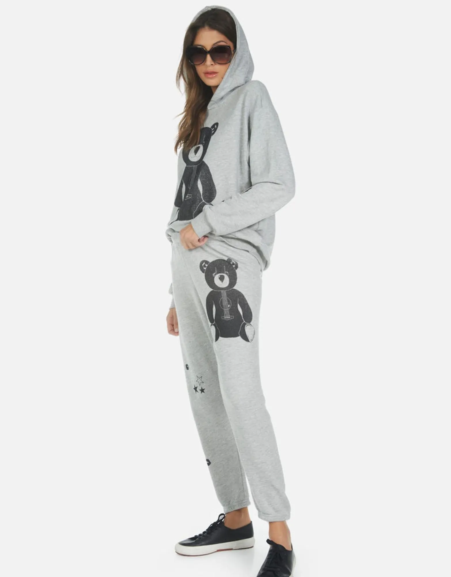 Cheap Guitar Bear Crop Jogger Pant | Alana By Women Crop Sweatpants