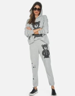 Cheap Guitar Bear Crop Jogger Pant | Alana By Women Crop Sweatpants