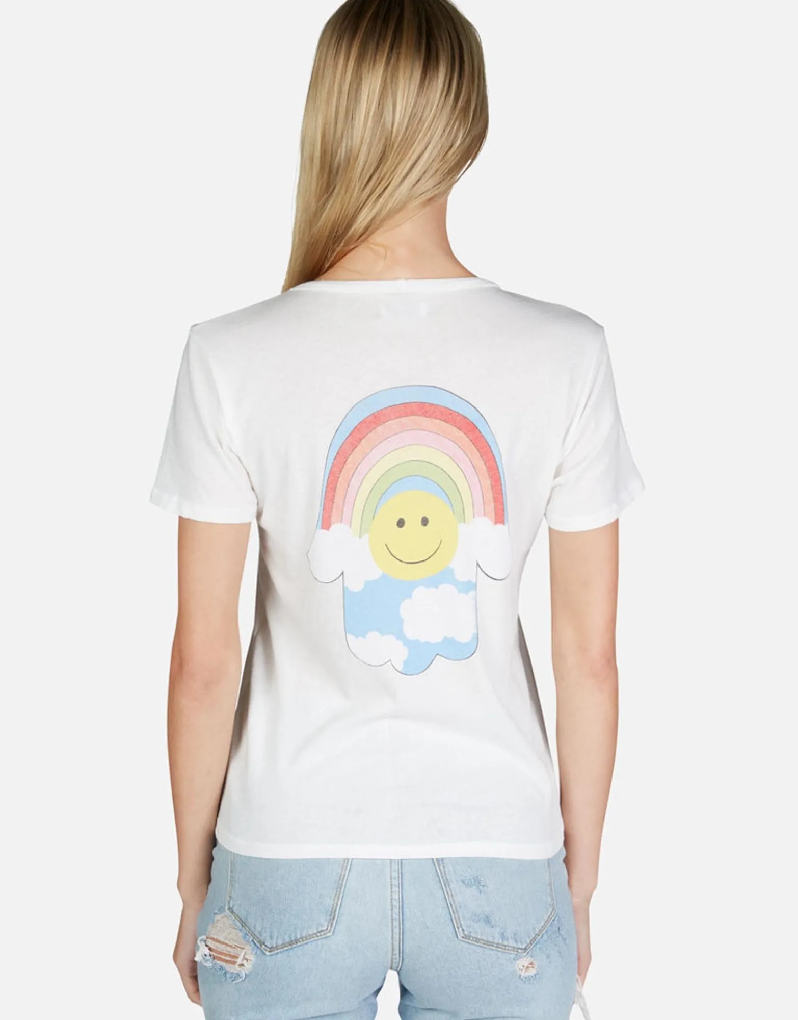 Fashion Happy Cloud Hamsa S/S Vintage Tee | Croft By Women Short Sleeve
