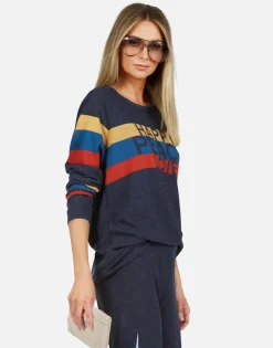 Clearance Happy Peace Love L/S Raglan Pullover | Everly By Women Long Sleeve
