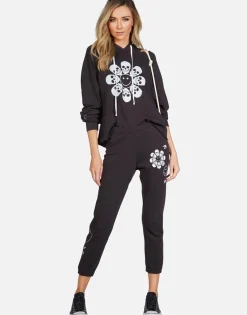Shop Happy Skull Flower Pullover Hoodie | Autumn By Women Hoodies