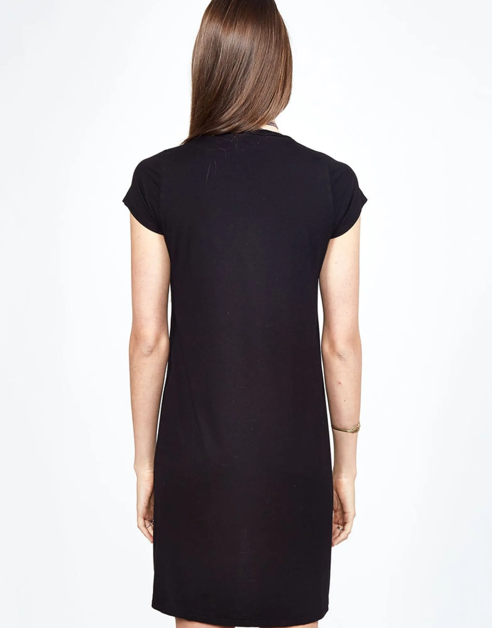 Store Heart Eye Skull S/S Dress W/ Side Slit | Mirabella By Women Dresses