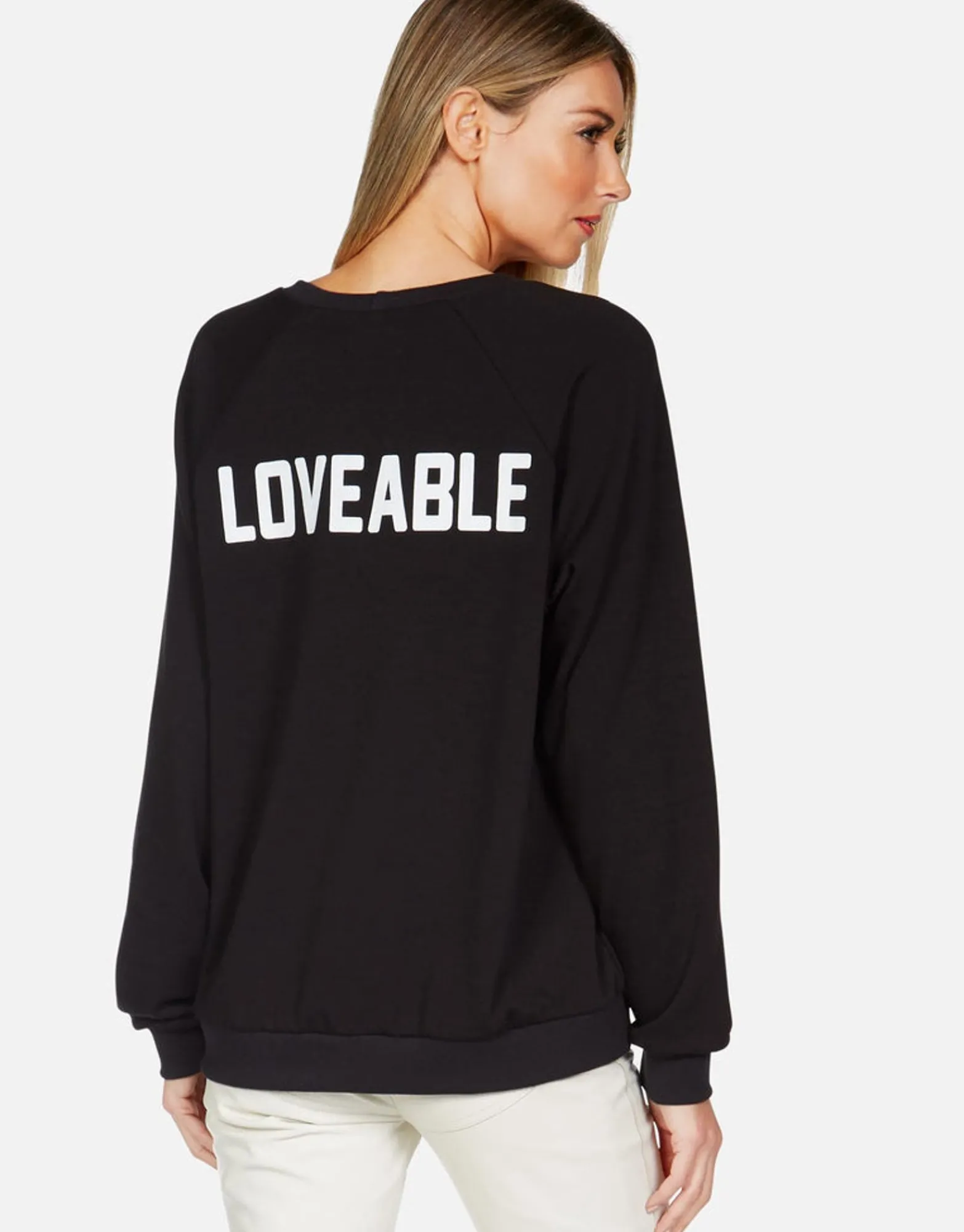 Cheap Heart Teddy L/S Vintage Pullover | Noleta By Women Long Sleeve
