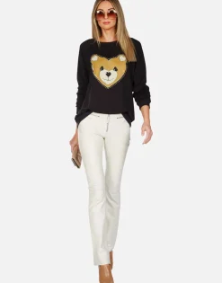 Cheap Heart Teddy L/S Vintage Pullover | Noleta By Women Long Sleeve