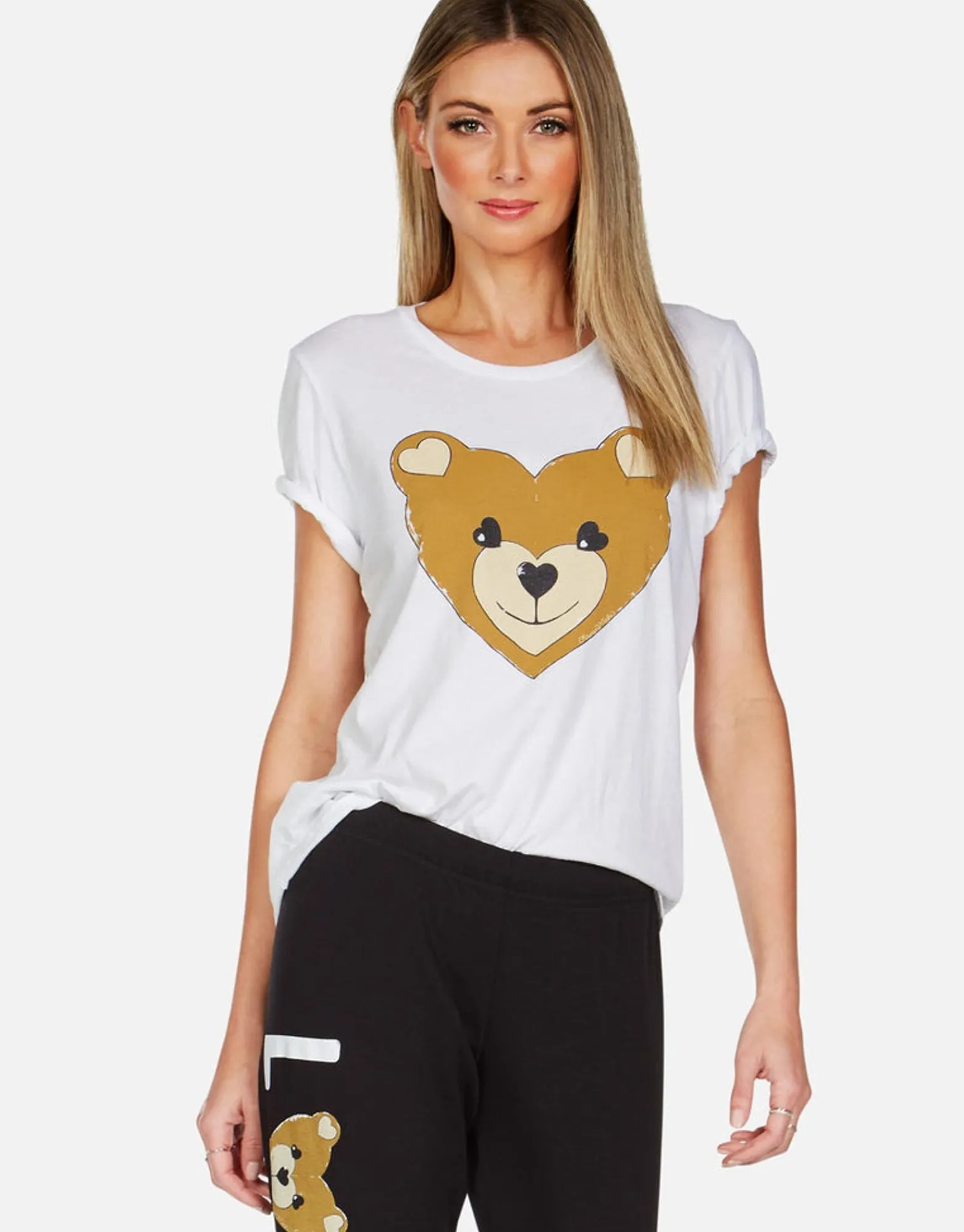 Cheap Heart Teddy S/S Vintage Tee | Croft By Women Short Sleeve