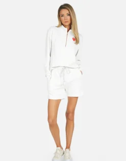 Online Heartface French Terry Half Zip Pullover | Hyland X By Women Hoodies