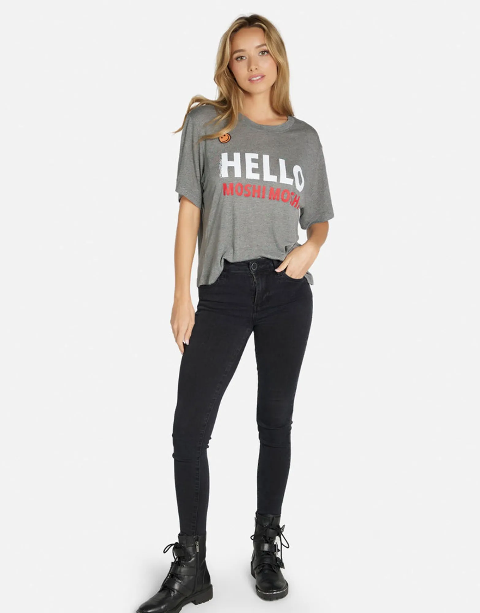 Fashion Hello Moshi Boxy Crop Tee In | Linnea By Women Short Sleeve
