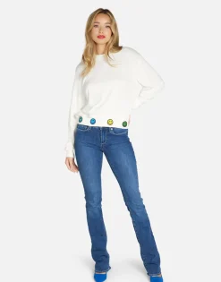 Outlet Hello Moshi Crop Pullover In | Spalding By Women Long Sleeve