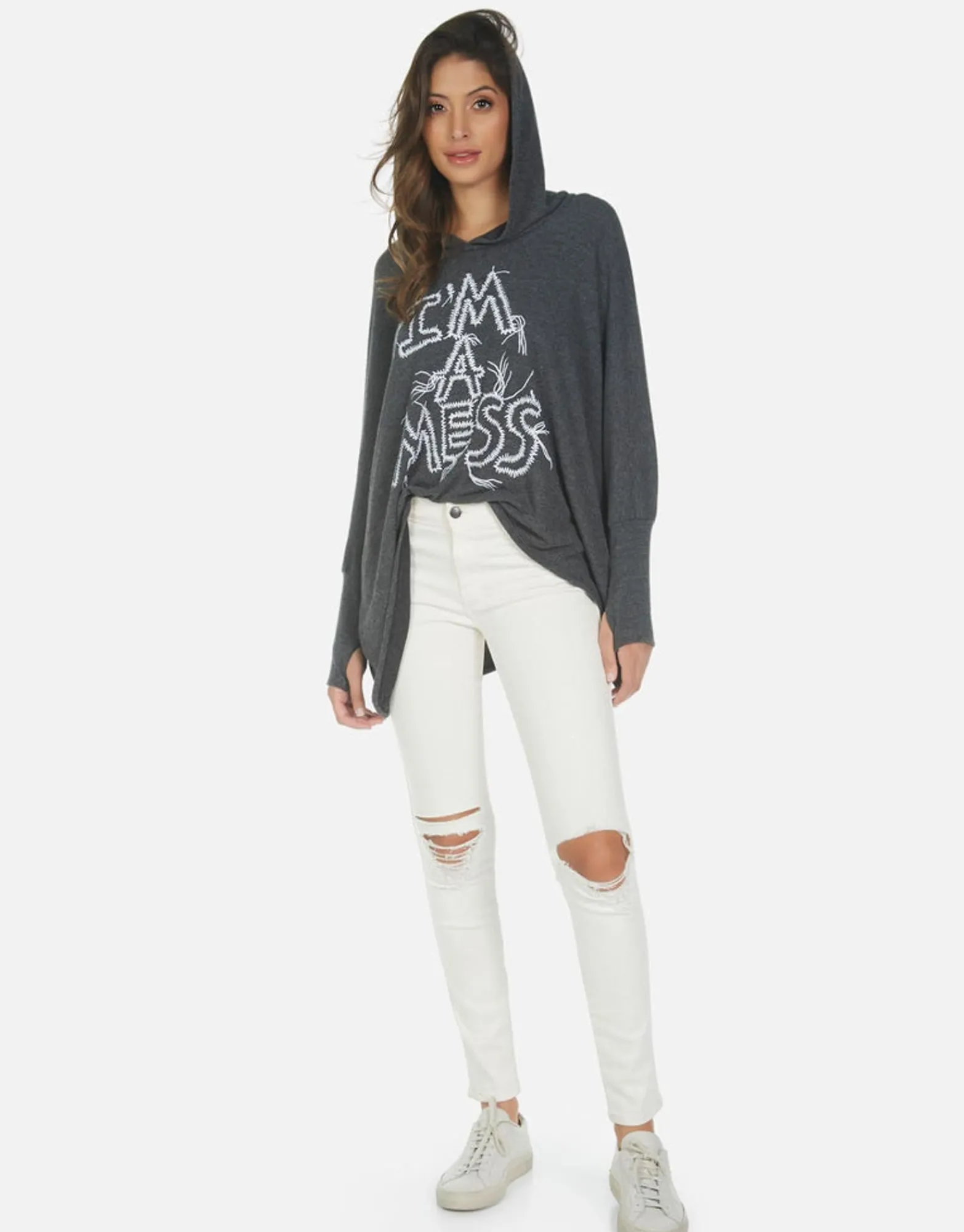 New I'M A Mess Boyfriend Hoodie | Wilma By Women Hoodies