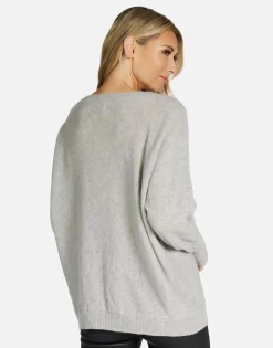 Sale I'M A Mess Cashmere Sweater W/Thumbholes | Hollis By Women Sweaters & Knits