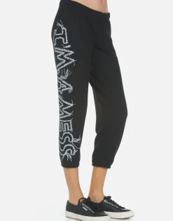 Sale I'M A Mess Crop Sweatpant | Alana By Women Crop Sweatpants