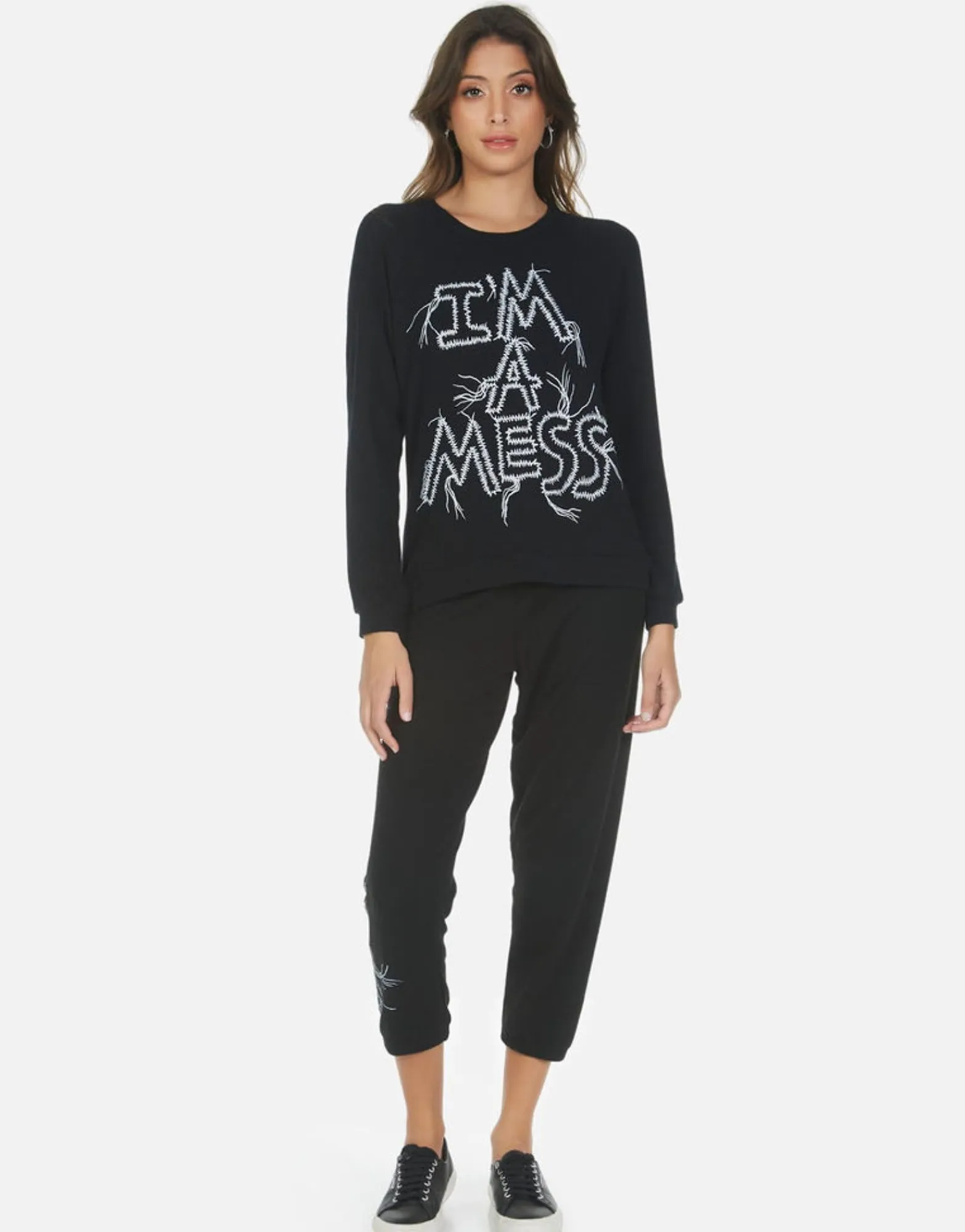 Sale I'M A Mess Crop Sweatpant | Alana By Women Crop Sweatpants