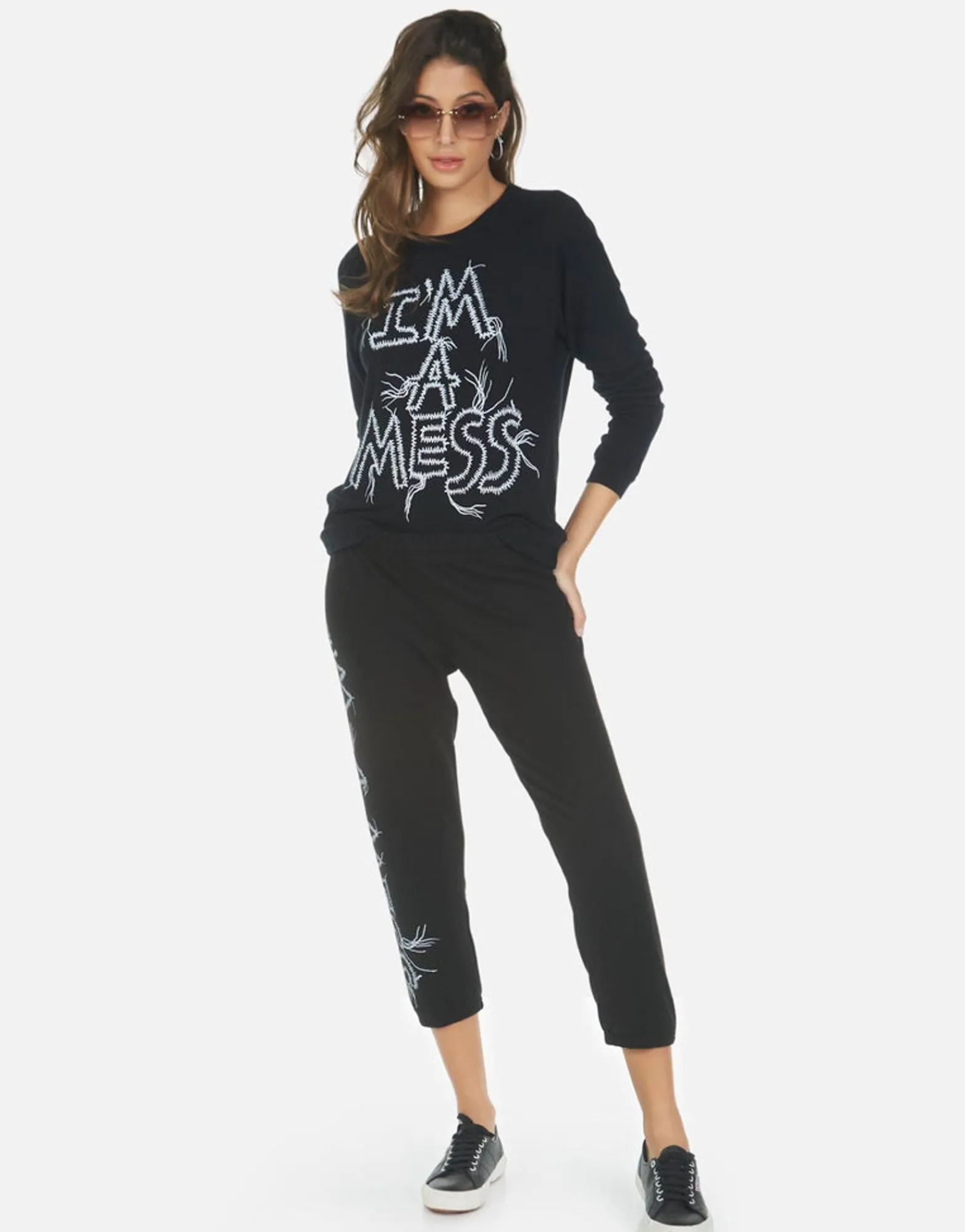 Sale I'M A Mess Crop Sweatpant | Alana By Women Crop Sweatpants