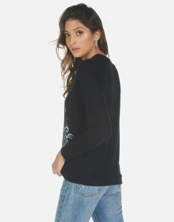 Fashion I'M A Mess L/S Raglan Pullover | Everly By Women Long Sleeve