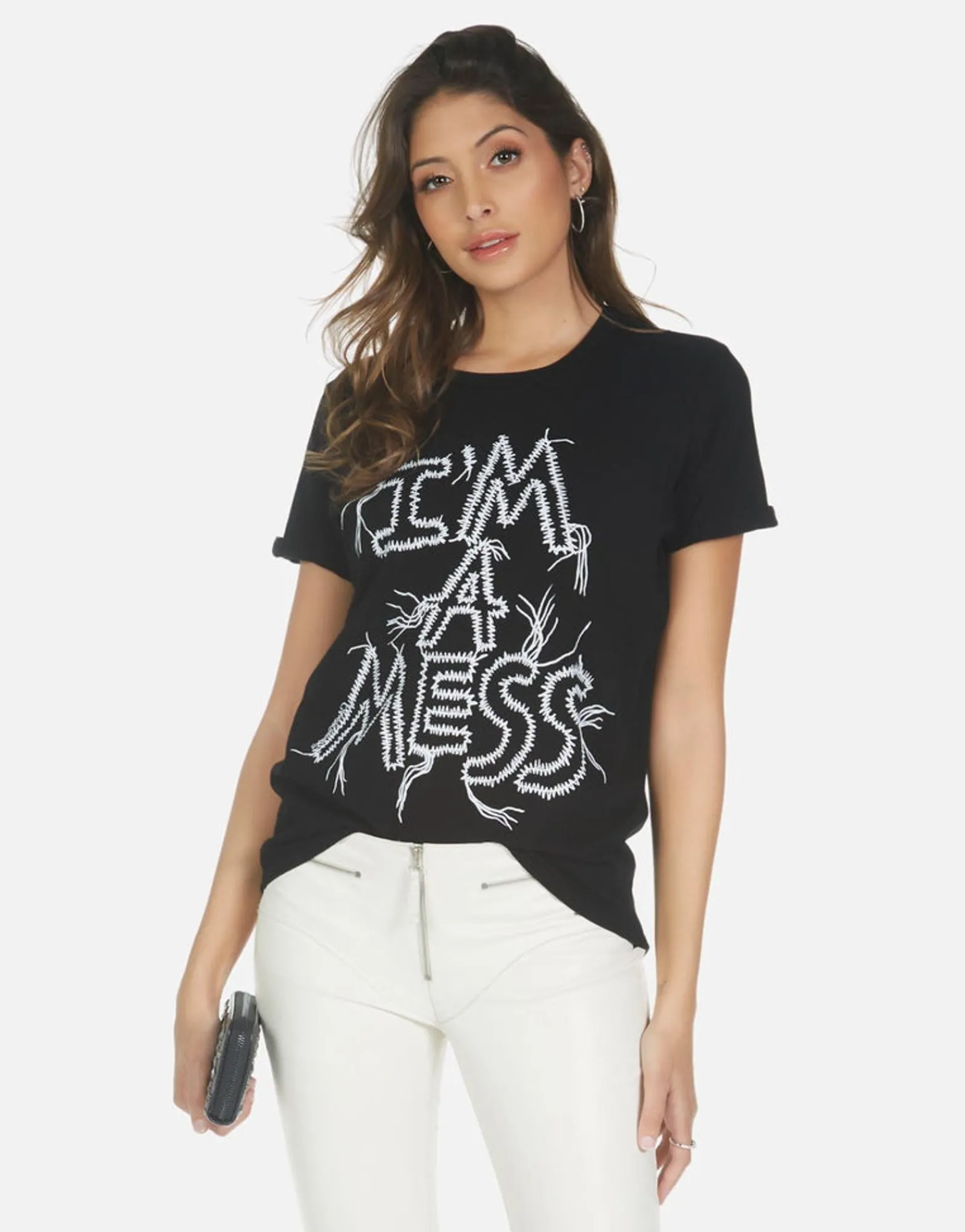 Online I'M A Mess S/S Boyfriend Tee | Edda By Women Short Sleeve
