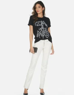 Online I'M A Mess S/S Boyfriend Tee | Edda By Women Short Sleeve