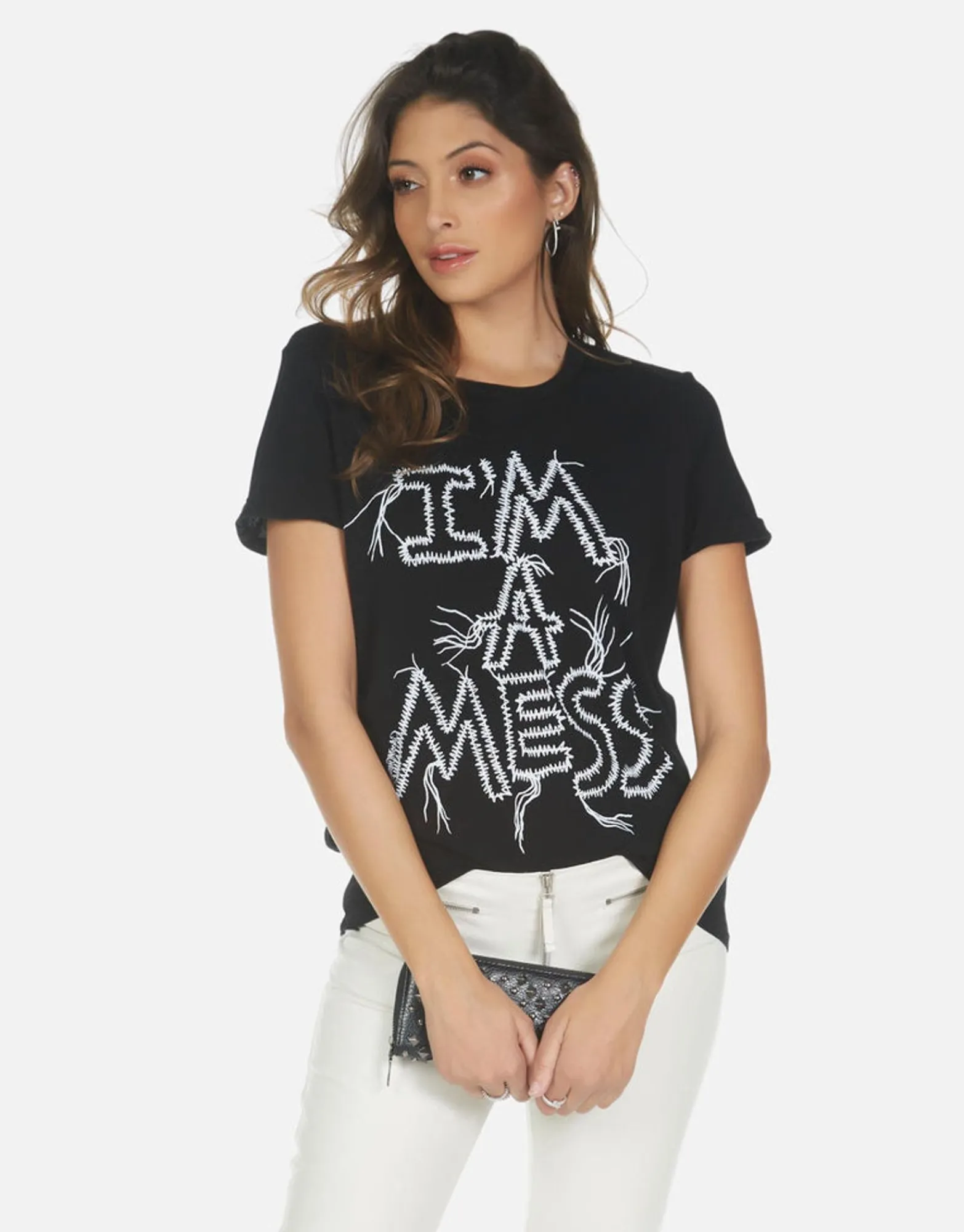 Online I'M A Mess S/S Boyfriend Tee | Edda By Women Short Sleeve