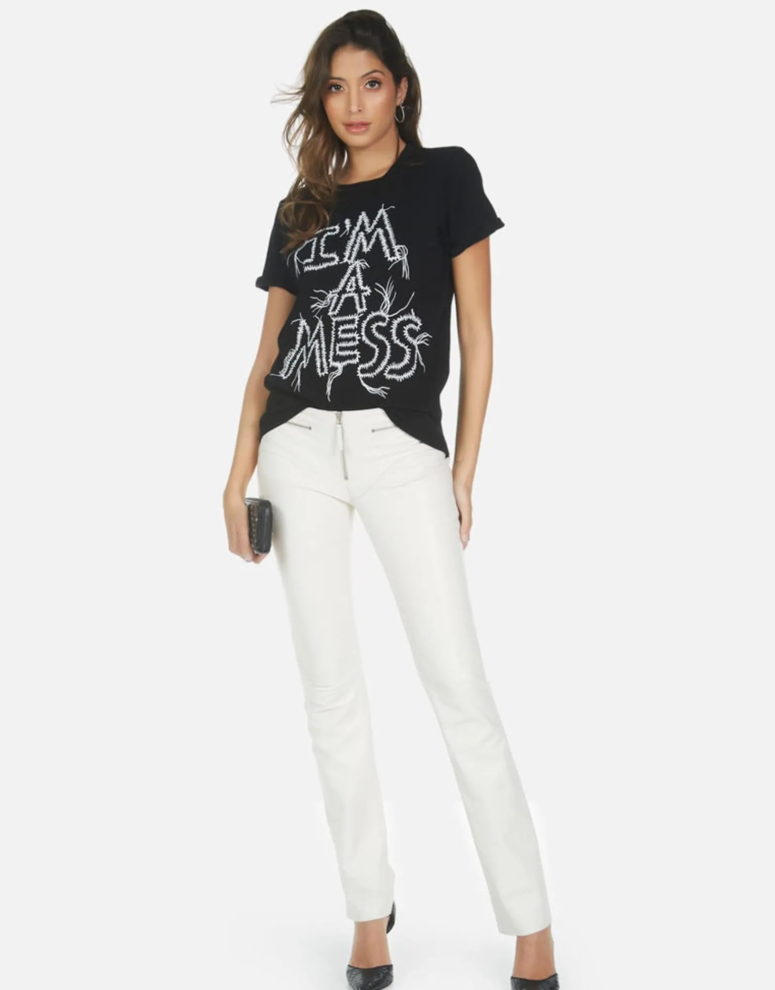 Online I'M A Mess S/S Boyfriend Tee | Edda By Women Short Sleeve