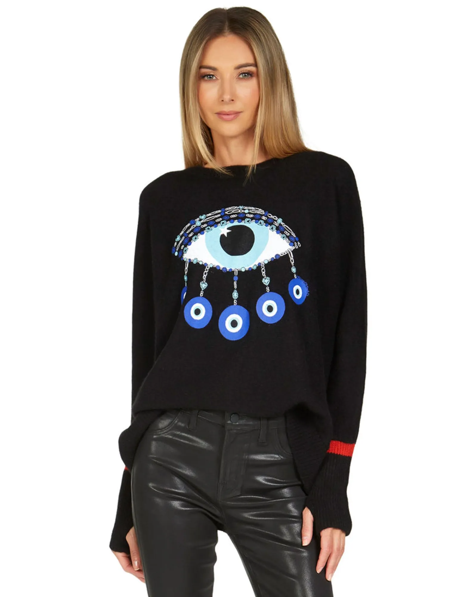Online Inez Chain Evil Eye Women Sweaters & Knits