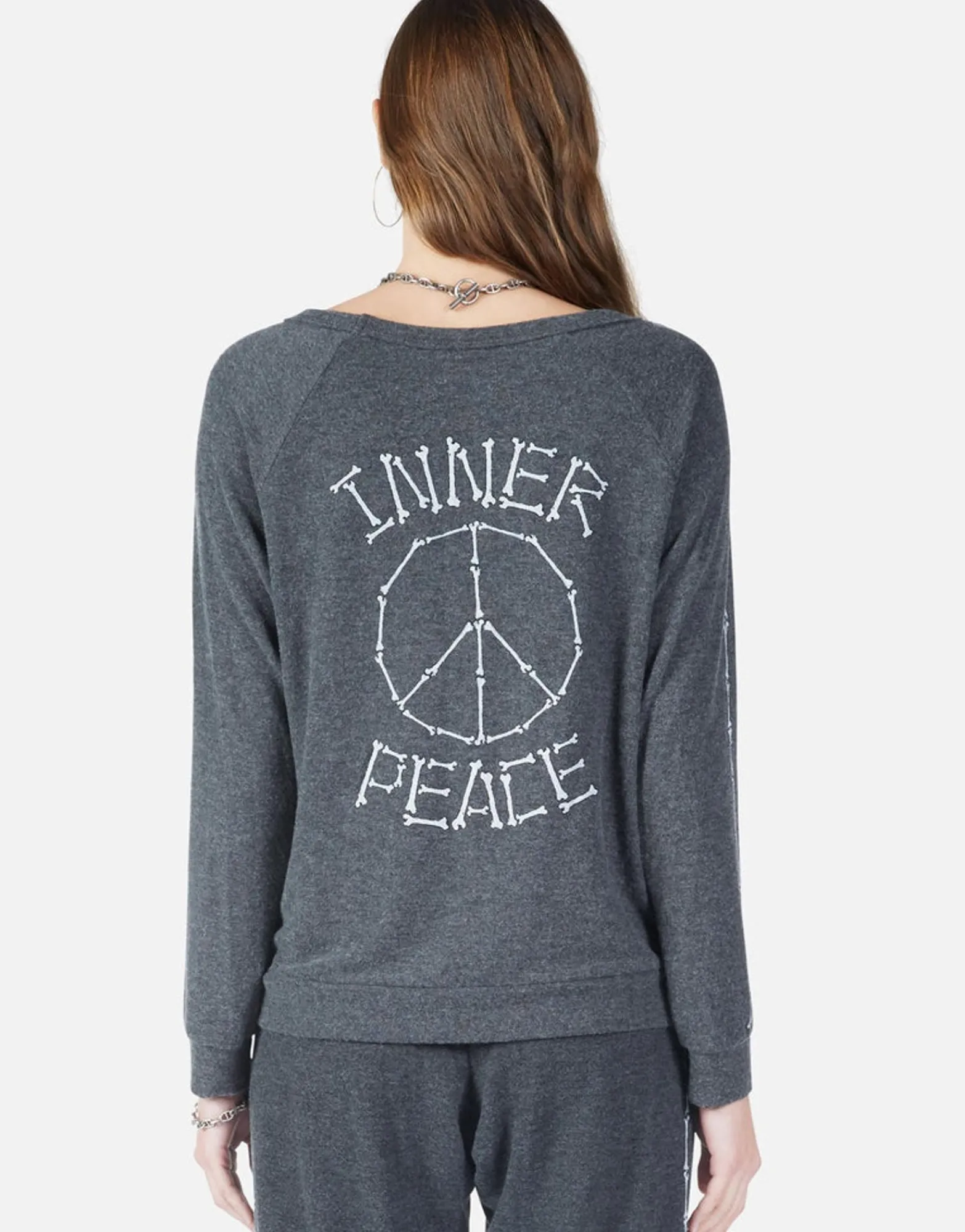 Cheap Inner Peace Bones L/S Pullover W/ Cut-Out | Zahara By Women Long Sleeve