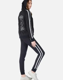 New Inner Peace Bones Zip Up Hoodie | Titi By Women Hoodies