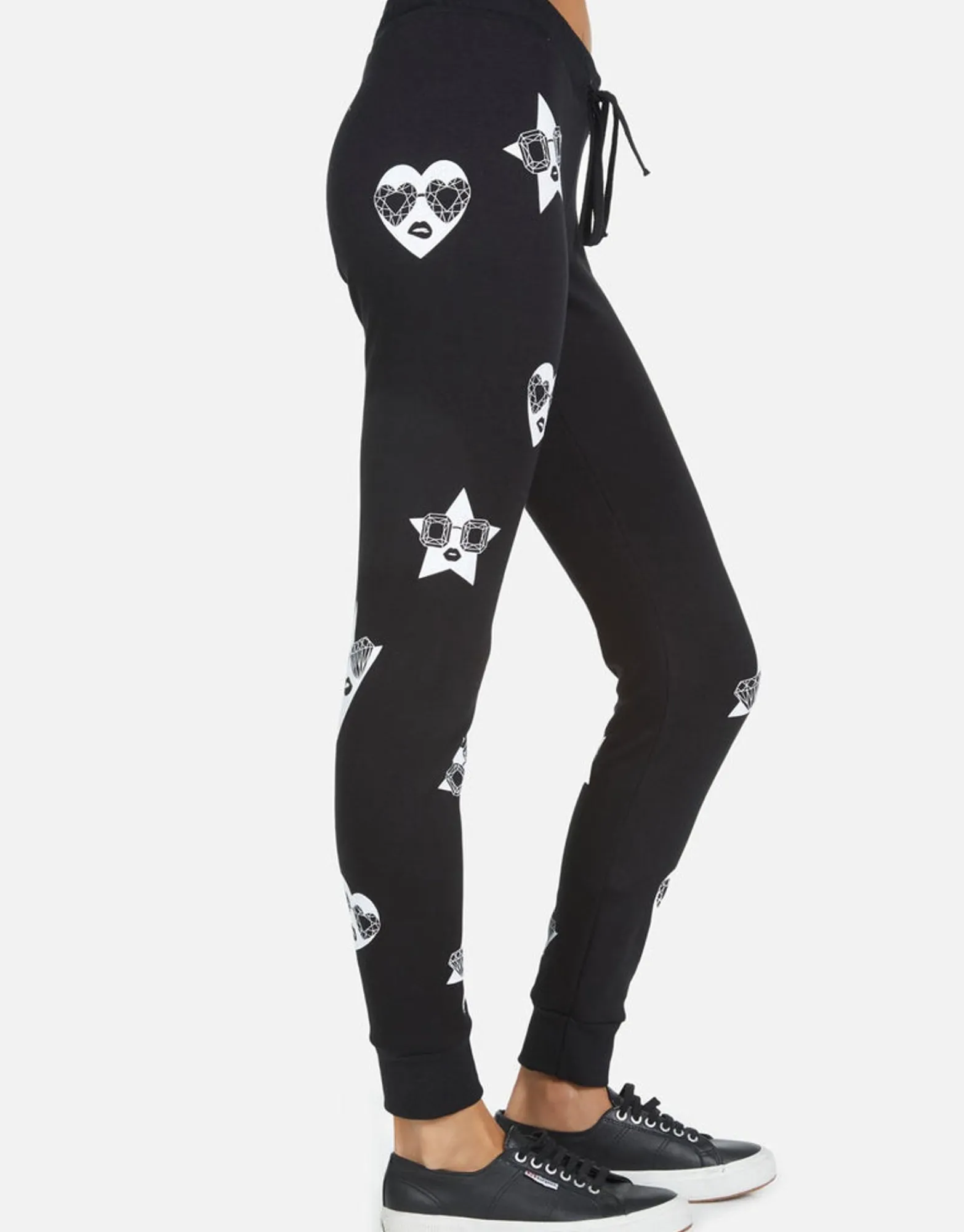 Best Sale Jess Bling Face Women Long Sweatpants