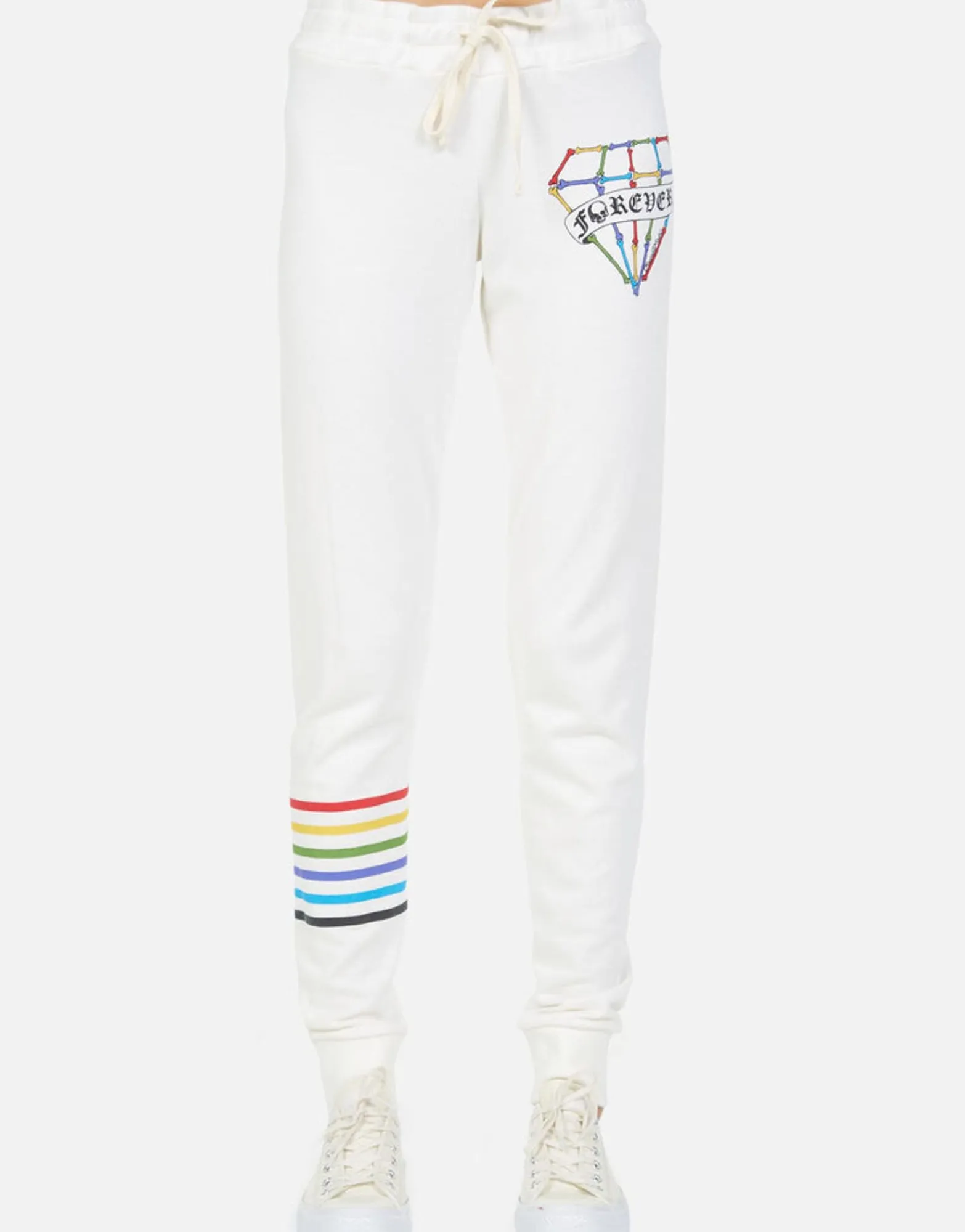 Fashion Jess Bone Diamond Women Long Sweatpants