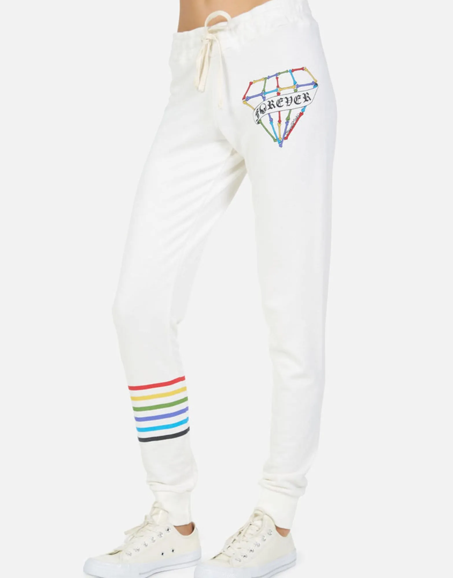 Fashion Jess Bone Diamond Women Long Sweatpants