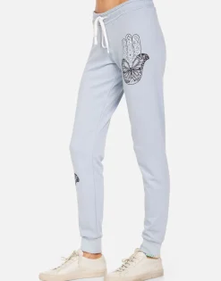 Online Jess Butterfly Hamsa Women Long Sweatpants