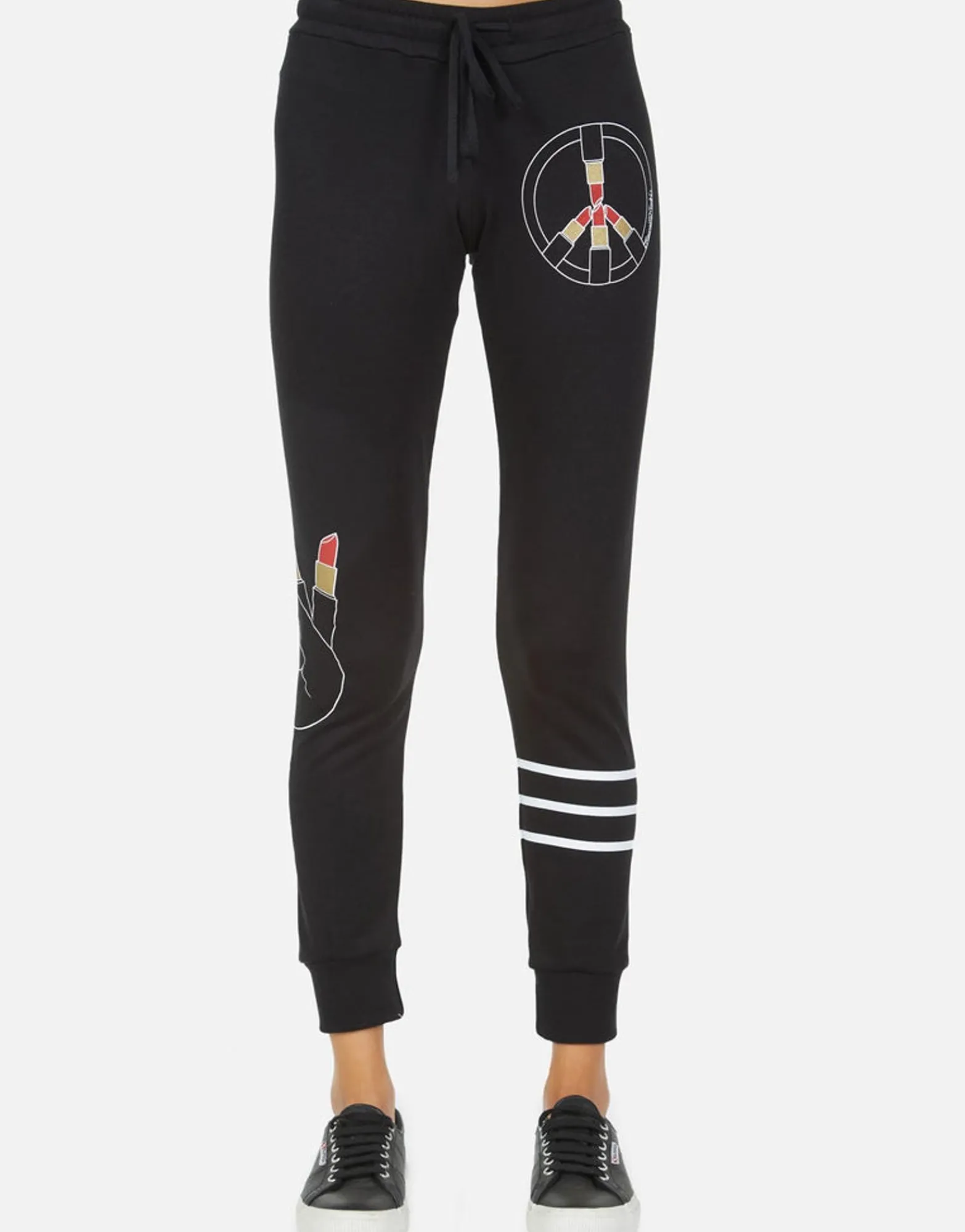 Cheap Jess Lipstick Peace Women Long Sweatpants