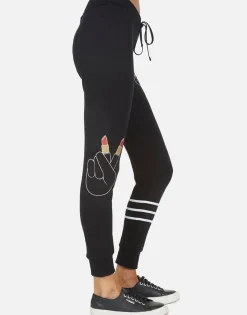 Cheap Jess Lipstick Peace Women Long Sweatpants