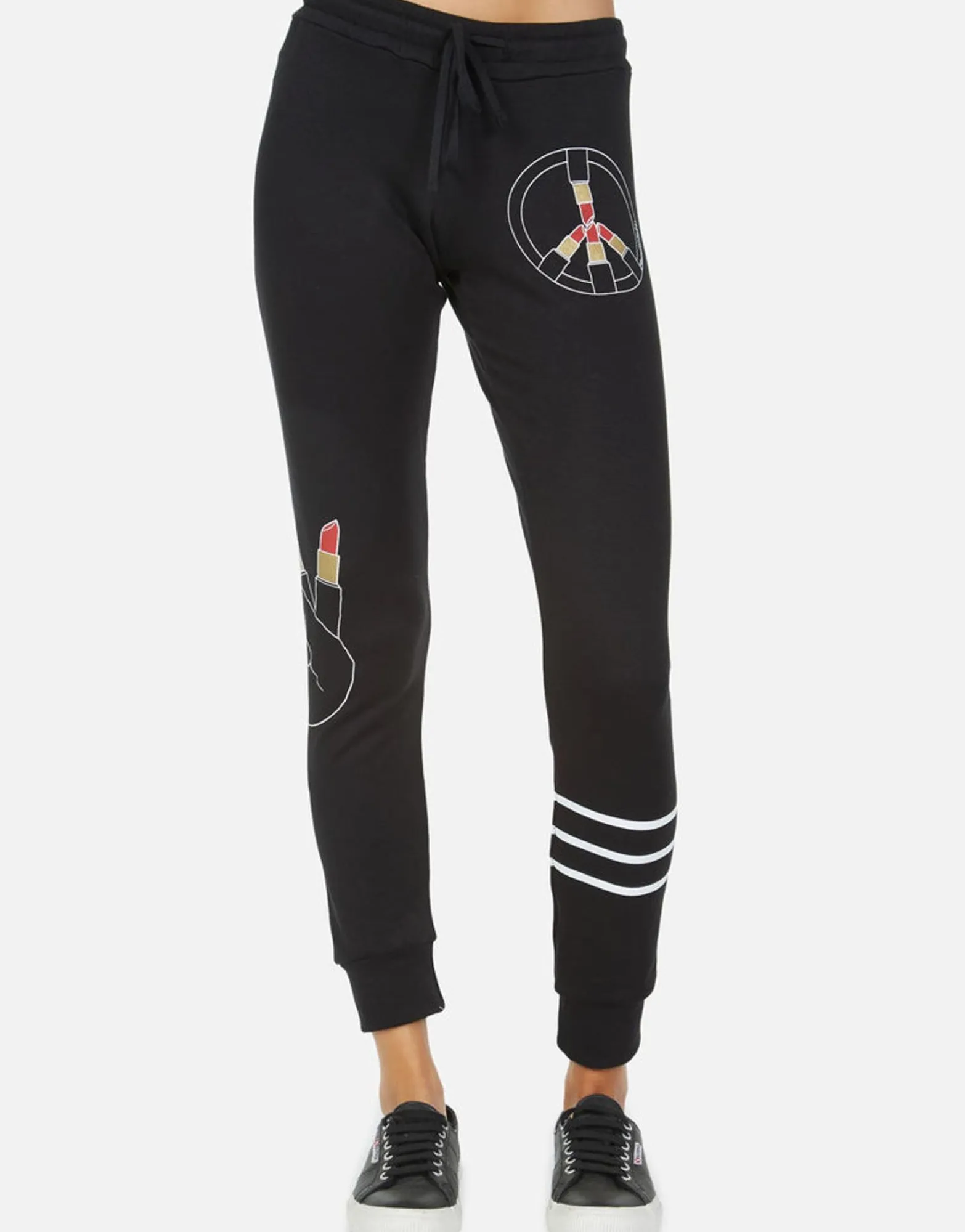 Cheap Jess Lipstick Peace Women Long Sweatpants