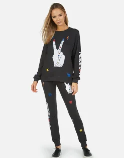 Cheap Jess Peace Hand Elements Women Long Sweatpants