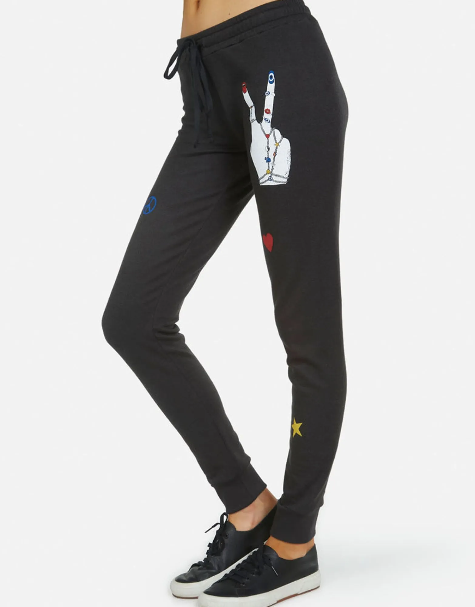 Cheap Jess Peace Hand Elements Women Long Sweatpants