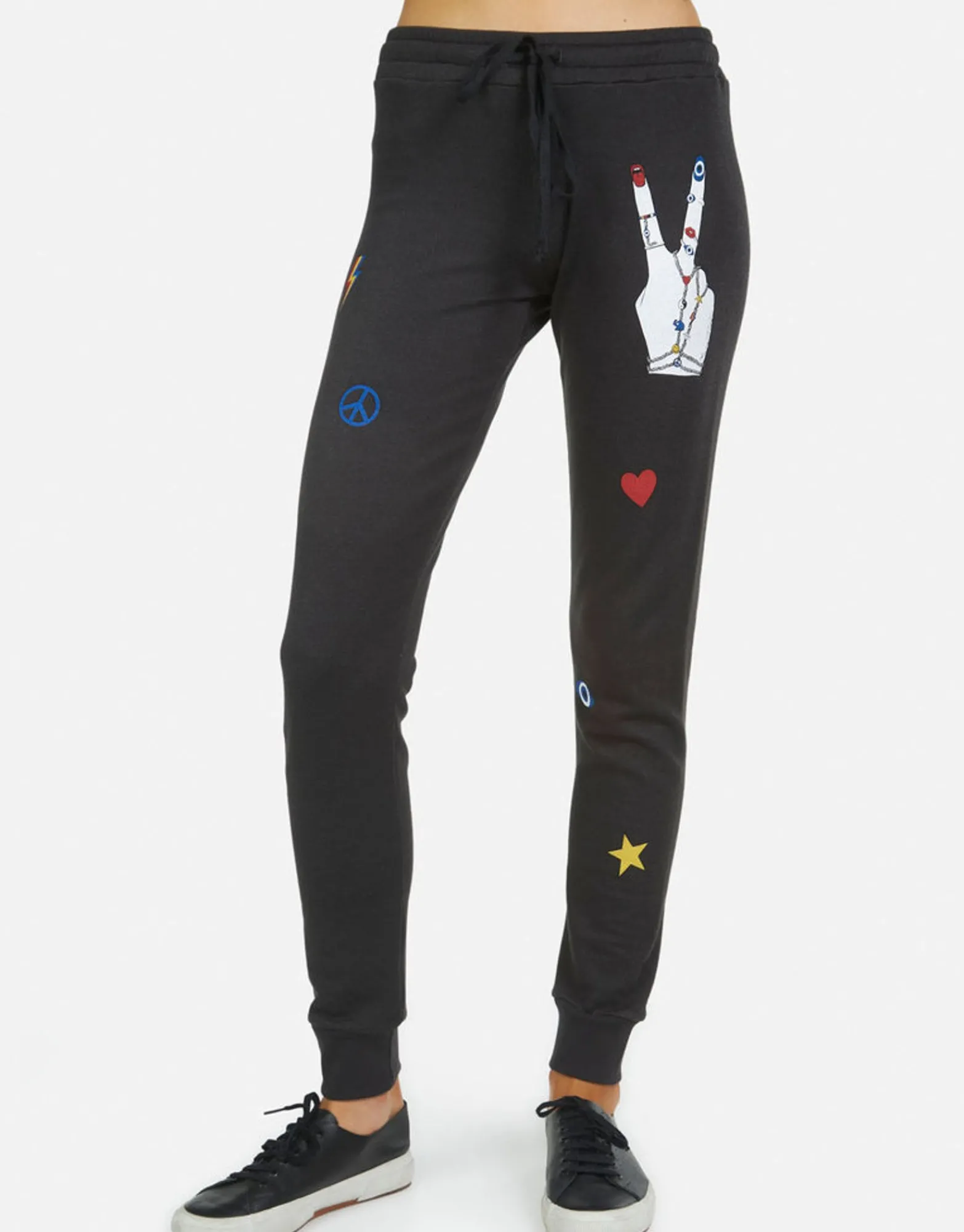 Cheap Jess Peace Hand Elements Women Long Sweatpants